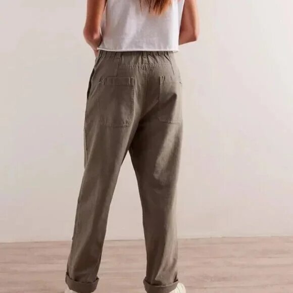NWOT We The Free Hayden Pull-On Pants Laurel Oak size- LARGE - Picture 4 of 4